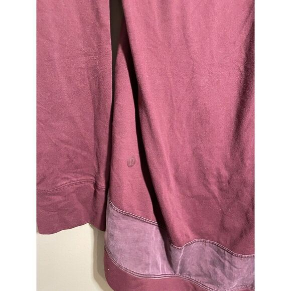 Lululemon Starting Place Hoodie Women’s Size‎ 8 Garnet Red Pullover W3ABWS - Picture 8 of 8